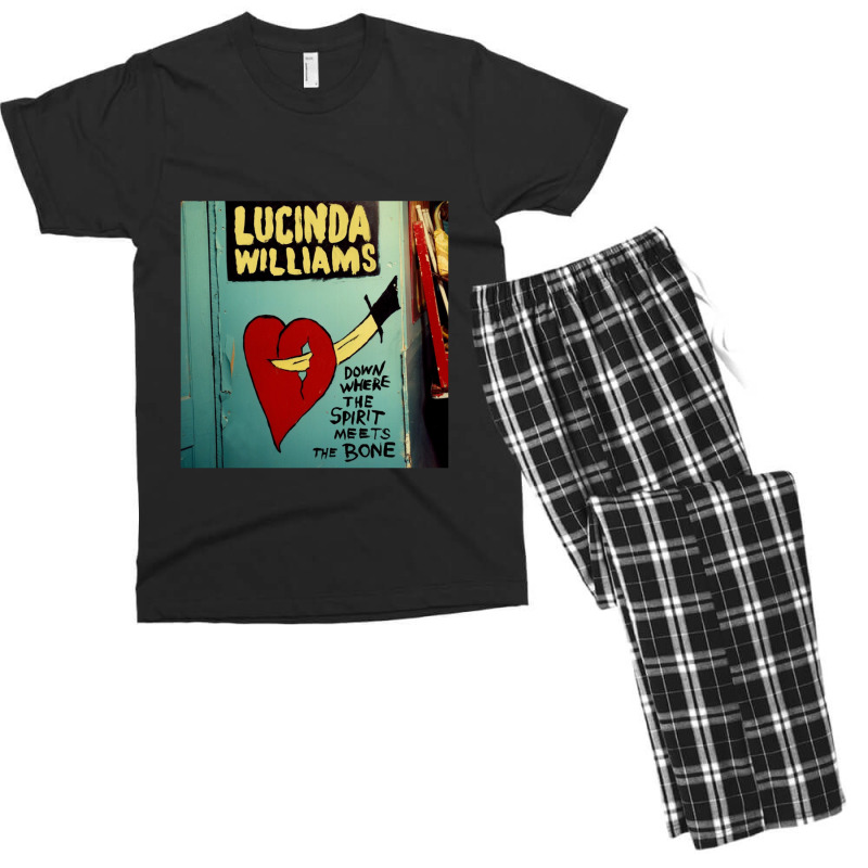 Lucinda Williams Down Where The Spirit Meets The Bone Album Men's T-shirt Pajama Set | Artistshot