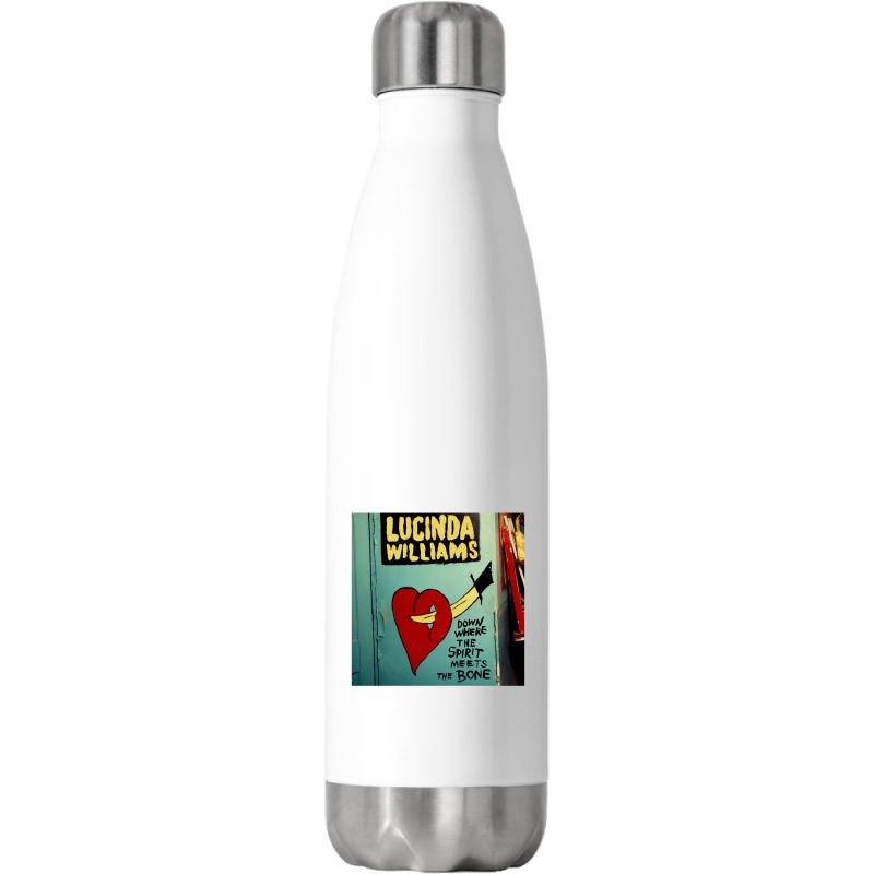 Lucinda Williams Down Where The Spirit Meets The Bone Album Stainless Steel Water Bottle | Artistshot