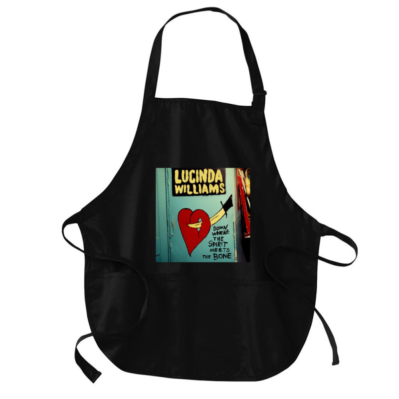 Lucinda Williams Down Where The Spirit Meets The Bone Album Medium-length Apron | Artistshot