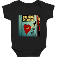 Lucinda Williams Down Where The Spirit Meets The Bone Album Baby Bodysuit | Artistshot