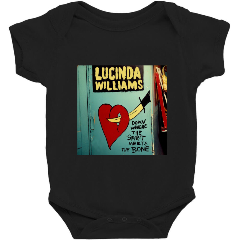 Lucinda Williams Down Where The Spirit Meets The Bone Album Baby Bodysuit | Artistshot