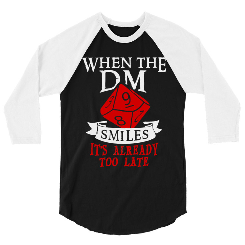 When The Dm Smiles 3/4 Sleeve Shirt | Artistshot