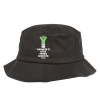 Leeks I Wonder If Leeks Thinks About Me Too Bucket Hat | Artistshot