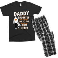 Daddy & Daughter Not Always Eye To Eye 1665998254974 Men's T-shirt Pajama Set | Artistshot