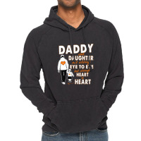 Daddy & Daughter Not Always Eye To Eye 1665998254974 Vintage Hoodie | Artistshot