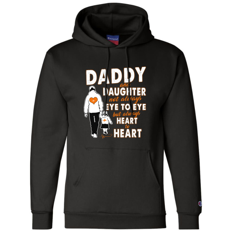 Daddy & Daughter Not Always Eye To Eye 1665998254974 Champion Hoodie | Artistshot