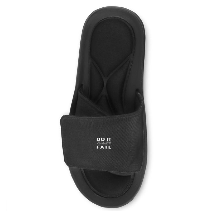 The Peopel Who Want To See Fail To Quote Hamlet Funny Slide Sandal by Uniform | Artistshot