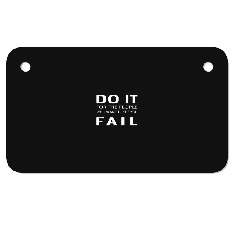 The Peopel Who Want To See Fail To Quote Hamlet Funny Motorcycle License Plate by Uniform | Artistshot