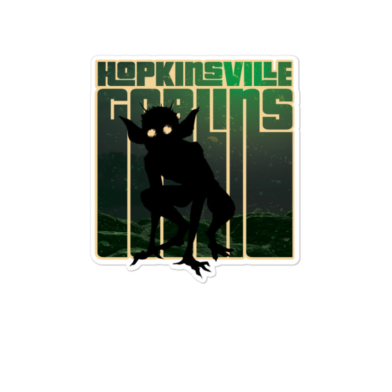 Retro Hopkinsville Goblins Cool Vintage Kentucky Goblin Cryptid Cartoo Sticker | Artistshot