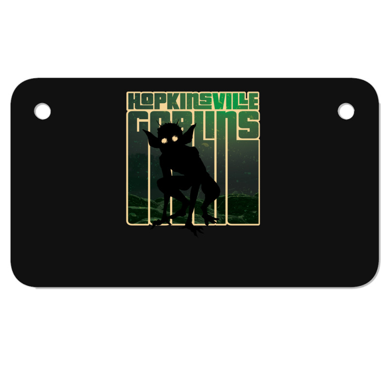 Retro Hopkinsville Goblins Cool Vintage Kentucky Goblin Cryptid Cartoo Motorcycle License Plate | Artistshot