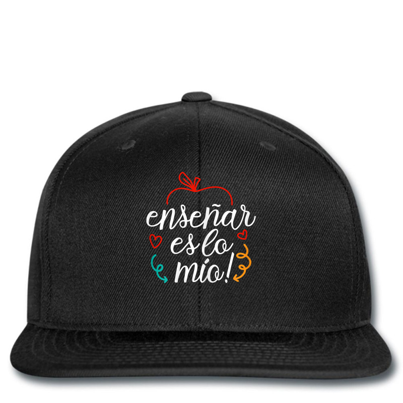 Womens Ensenar Es Lo Mio Playera Bilingual Spanish Teacher Printed hat by liqualyfu | Artistshot