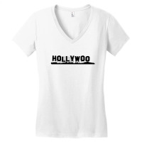 Bojack Horseman Dark Hollywoo Sign Gift Women's V-neck T-shirt | Artistshot