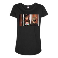 Friends Rachel & Ross Through The Glass Maternity Scoop Neck T-shirt | Artistshot