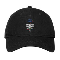 American Grown With Dominican Roots Adjustable Cap | Artistshot