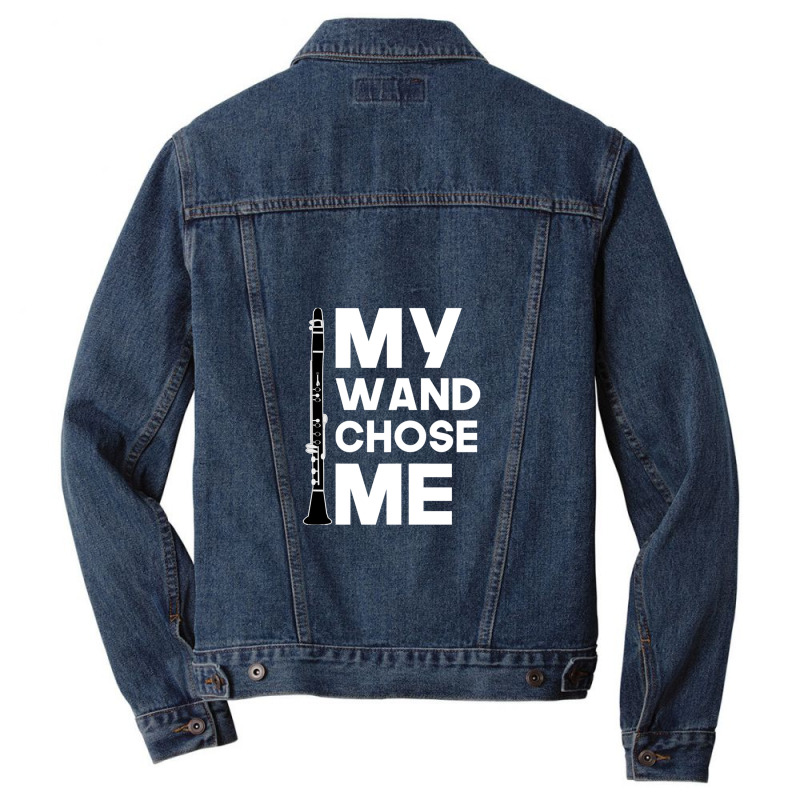 Clarinet My Wand Chose Me 1 Men Denim Jacket | Artistshot