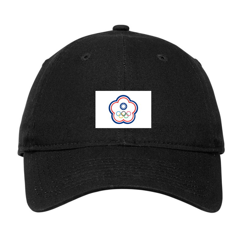 Flag Of Chinese Taipei For Olympic Games Adjustable Cap | Artistshot