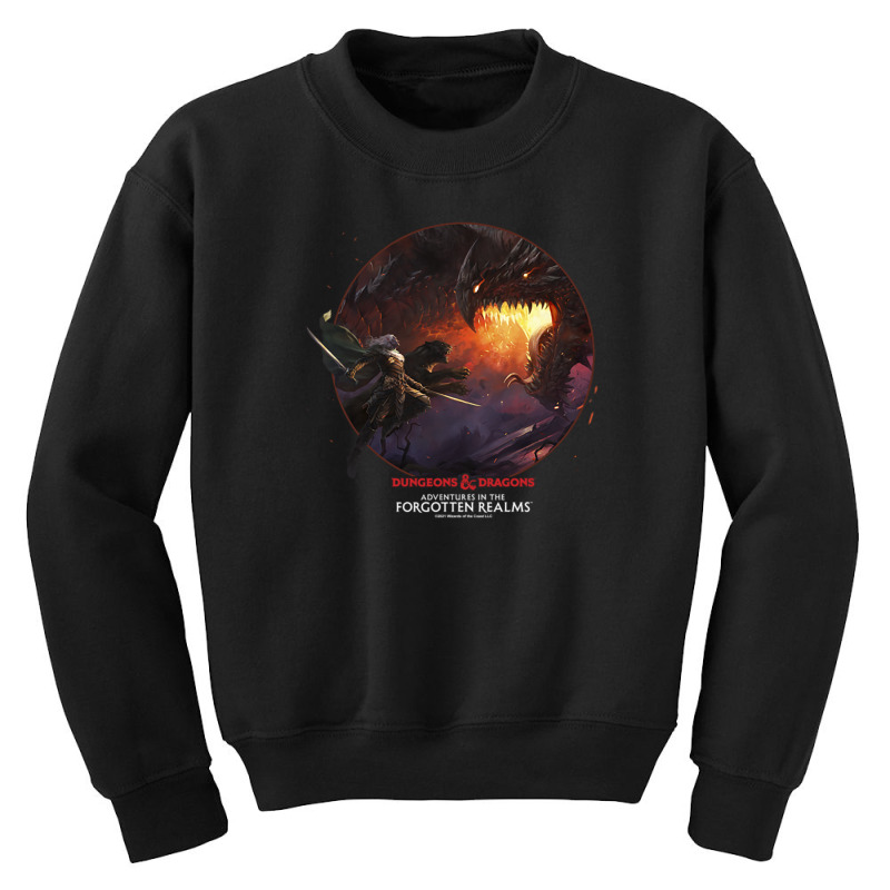 Magic The Gathering Drizzt Fight Youth Sweatshirt by samuelswallace | Artistshot