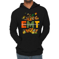 Emergency Medical Technicians Pumpkin Cute Autumn Halloween Lightweight Hoodie | Artistshot