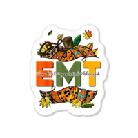 Emergency Medical Technicians Pumpkin Cute Autumn Halloween Sticker | Artistshot