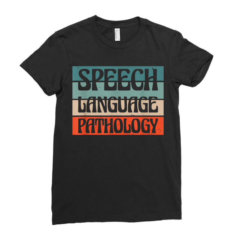 Speech Language Pathology, Language Pathologist Therapy Thanksgiving D Ladies Fitted T-Shirt by BenedictAguila | Artistshot