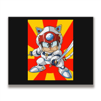 Samurai Pizza Cats Anime Gift Metal Print Horizontal | Artistshot