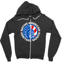 Native American Heritage Month - First Day Of Native American Heritage Zipper Hoodie | Artistshot