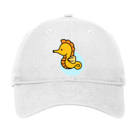 Baby Yellow Seahorse Adjustable Cap | Artistshot