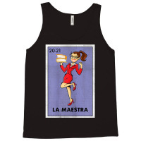 Womens La Maestra Lottery Espanol Gift Spanish Bilingual Teacher Tank Top | Artistshot