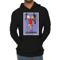 Womens La Maestra Lottery Espanol Gift Spanish Bilingual Teacher Lightweight Hoodie | Artistshot