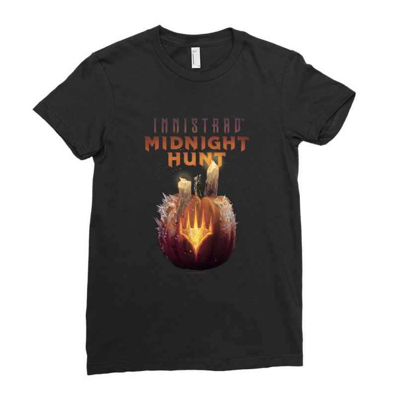 Magic The Gathering Pumpkin Shield Ladies Fitted T-Shirt by samuelswallace | Artistshot