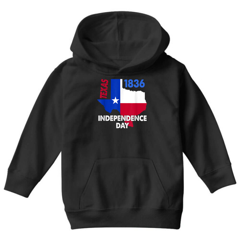 Proud Texas & Independence Day 1836 The Lone Star Flag T Shirt Youth Hoodie by vacheu | Artistshot