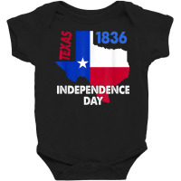 Proud Texas & Independence Day 1836 The Lone Star Flag T Shirt Baby Bodysuit | Artistshot