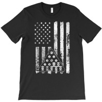 American Flag Billiards Pool Player Lovers Vintage T-shirt | Artistshot