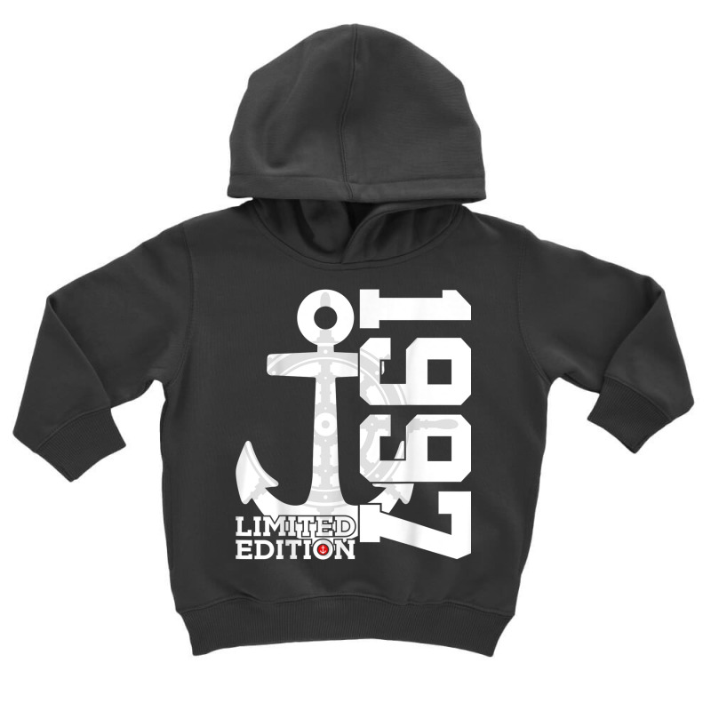 25 Year Capacity 1997 Limited Edition Sailor 25th Birthday Toddler Hoodie by Posh | Artistshot