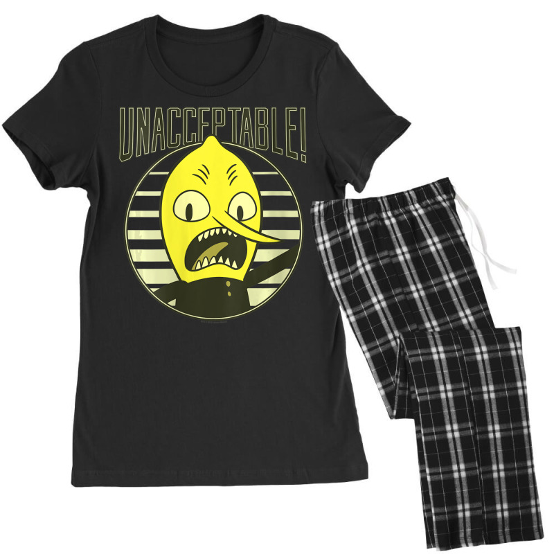 Womens Cn Adventure Time Lemongrab Unacceptable V-neck Women's Pajamas Set by cm-arts | Artistshot