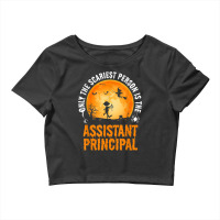 Halloween Assistant Principal For Men & Women Crop Top | Artistshot