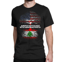 American Raised With Lebanese Roots Lebanon Classic T-shirt | Artistshot