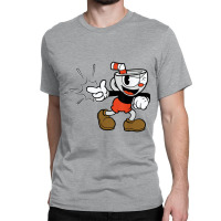 Cup Head Classic Wink With A Snap Graphic Tee Shirt Classic T-shirt | Artistshot