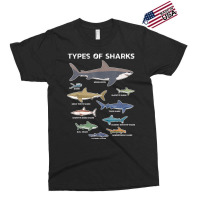 9 Types Of Sharks Educational Colorful Ocean Exclusive T-shirt | Artistshot