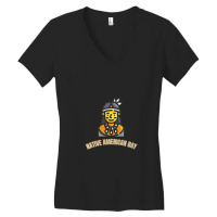 Native American Day Women's V-neck T-shirt | Artistshot