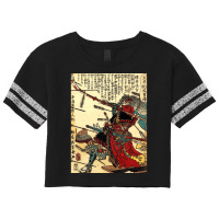 Samurai Warrior Poster Martial Arts Face Mask Gift Scorecard Crop Tee | Artistshot