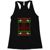 Now I Have A Machine Gun Ho-ho-ho - Die Hard Quote - Ugly Christmas Sw Racerback Tank | Artistshot