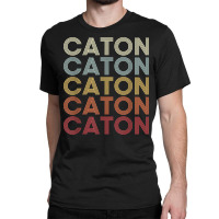 Caton New York Caton Ny Retro Vintage Text Classic T-shirt | Artistshot