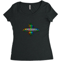 Native American Hummingbird 1 Women's Triblend Scoop T-shirt | Artistshot