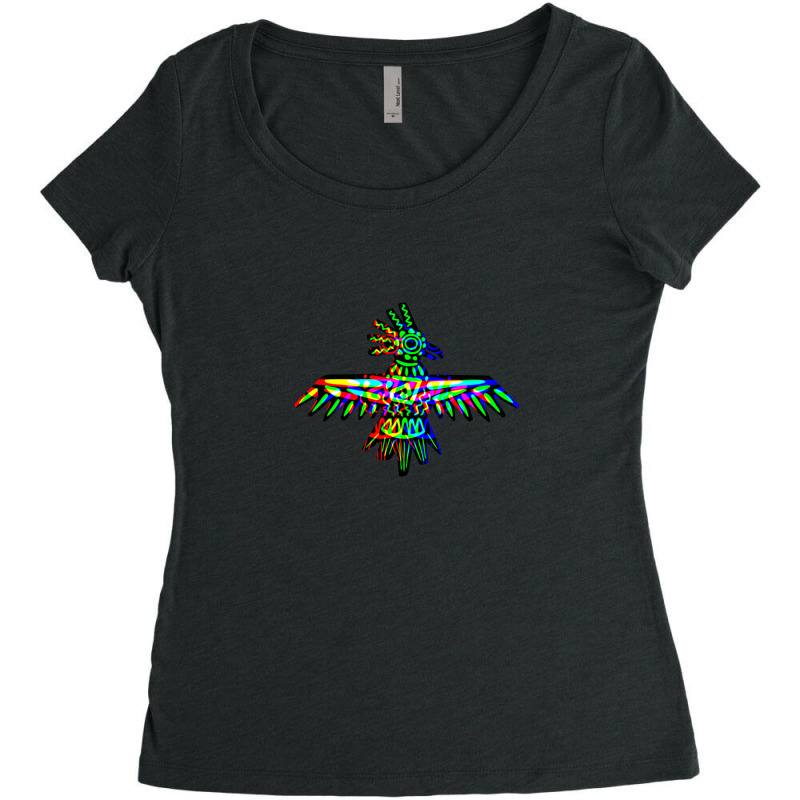 Native American Hummingbird 1 Women's Triblend Scoop T-shirt by JolenePender | Artistshot