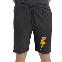 Men Women Kids Cool Yellow Lightning Bolt Thunder Print Vintage Short | Artistshot