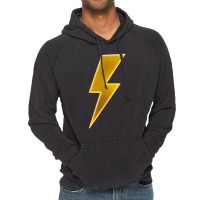 Men Women Kids Cool Yellow Lightning Bolt Thunder Print Vintage Hoodie | Artistshot