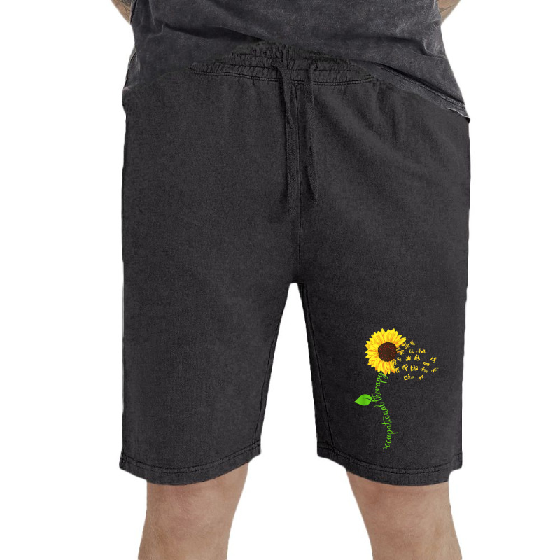 Sunflower Occupational Therapy Costume Ot Therapist Vintage Short | Artistshot