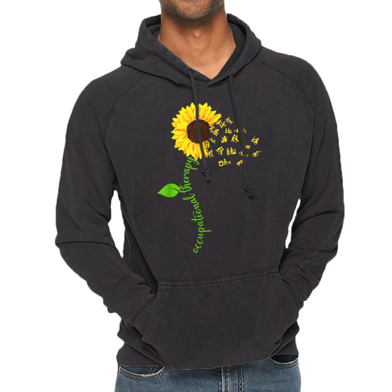 Sunflower Occupational Therapy Costume Ot Therapist Vintage Hoodie | Artistshot