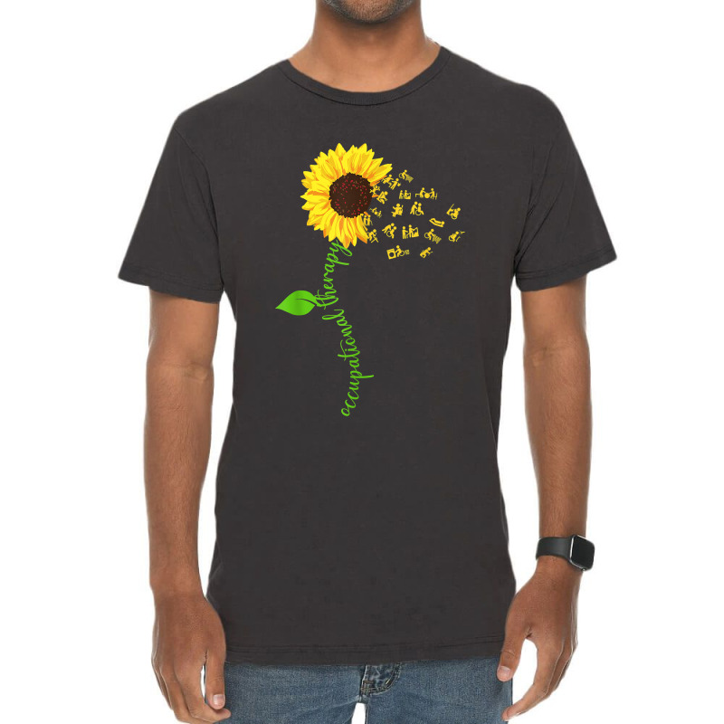 Sunflower Occupational Therapy Costume Ot Therapist Vintage T-shirt | Artistshot